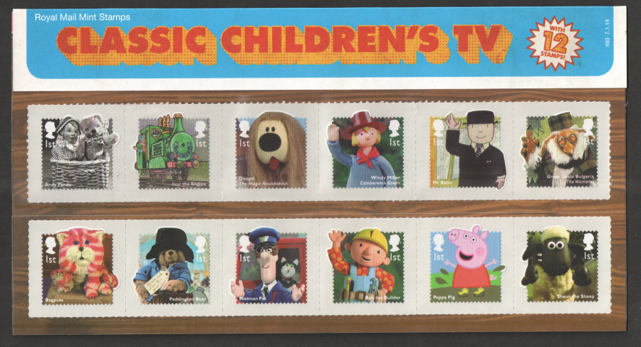 (image for) 2014 Classic Children's TV Royal Mail Presentation Pack 493 - Click Image to Close